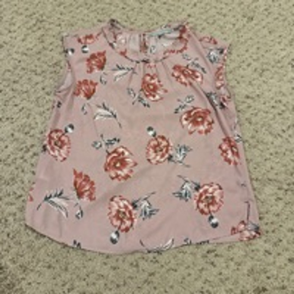 Women's Daniel Rainn Floral Blouse Pink Size PM